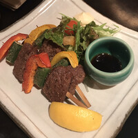 郷土料理くらわんか - 米沢牛串焼き
