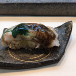 寿司栄 - ○海老の握り　忘れた