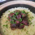 日本料理 きた川 - 牛粕漬けと大根の混ぜご飯