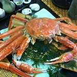 いけ活かに 竹林茶屋 - ゆで蟹