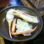 いけ活かに 竹林茶屋 - 蒸し蟹