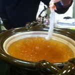 いけ活かに 竹林茶屋 - 活け蟹しゃぶしゃぶ