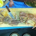 いけ活かに 竹林茶屋 - 活け蟹