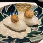 栖原温泉 - クエ握り