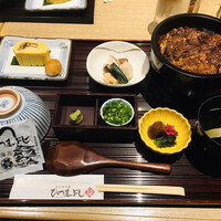 うなぎ和食  しら河 今池ガスビル店 - 上ひつまぶしセット