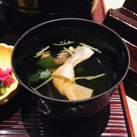 うなぎ和食  しら河 今池ガスビル店 - 肝吸い