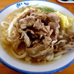 手打麺や 大島 - 肉うどん２玉