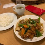 南海飯店 - 同僚の日替定食