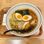 麺処 直久 - 純鶏ラーメン　すたんぷかどで味タマ♡