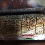 山本くん - 炙ってる焼き鯖寿司