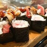 かわなみ鮨 - 大トロ巻き、穴子