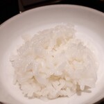 GINZA JOTAKI - 魚沼産コシヒカリは艶々で美味しいの