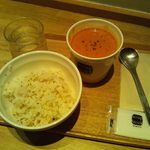 スープストックトーキョー - オマールエビのビスク＆白胡麻ご飯