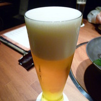 今福 - 生ビールは冷え冷え☆グラスが長い＾－＾；。