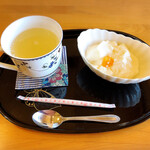御萬菜 もりおか - コーヒーが飲めない方には柚子茶にしてもらえます。