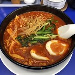 来来亭 - 旨辛麺4辛税込880円