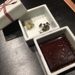 窯焼き割烹 黒泉 - 前菜用ソース