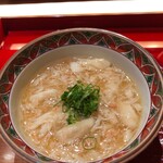一心鮨 光洋 - Steamed Miyazaki fertilized egg custard with snow crab　宮崎県産 放飼 有精卵とズワイ蟹の茶碗蒸　
