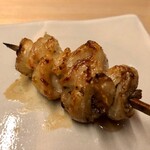 地葉はなれ - 2019.12.  手羽先の先の皮