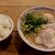 博多だるま - 料理写真:ラーメン（煮玉子入り）+白飯