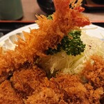 かつ饗 - カキミックス定食