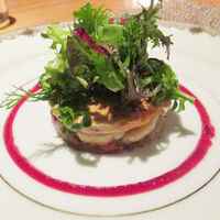 au deco - あん肝と甘エビのプレッセ