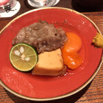 鳥茂 - 黒豚すき焼き　豆腐