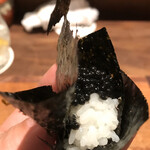 鳥茂 - キャビアおにぎり