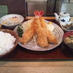 蘭蘭亭 - 特エビフライ定食