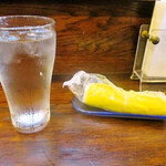 みすたーらいおん - お冷　おしぼり