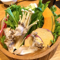 しゃぶしゃぶ KINTAN 代官山本店 - 【お野菜(おかわり自由)】