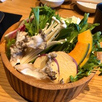 しゃぶしゃぶ KINTAN 代官山本店 - 【お野菜(おかわり自由)】
