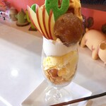 前橋63cafe - りんごパフェ