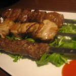 タイーム - ケバブ３種盛り合わせ