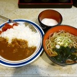 名代 富士そば - 朝カレーセット￥330　2012.4.2