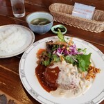 創作洋食屋 タムノス・樹 - デミグラスソース&クラムチャウダーバーグランチ