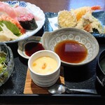 旬彩料理　小名浜 - 寿司御膳　2091円