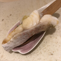 すし岩瀬 - ノドグロの蒸し寿司