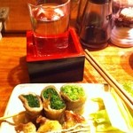 かじしか - 日本酒熱燗と葱♪