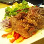 天ぷら 福岡 - 伊賀牛サラダ