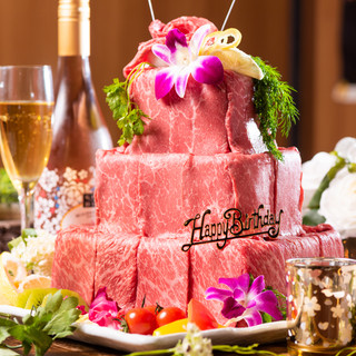 A5ランクのお肉を使用した究極の肉ケーキを実現！