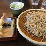 Jindaiji Soba Aokiya - 天もり　1150円