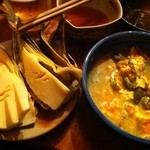 かじしか - つくし玉子とじと若筍焼♪