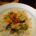 オストレア oysterbar&restaurant 銀座コリドー通り店 - 週替り牡蠣丼は味噌クリームリゾット