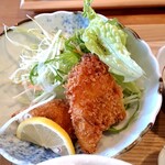 串本旬彩 おおはし - 本日のお魚ランチのソマがつおフライ