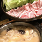 炉端割烹 主海 - 明太とろろ鍋