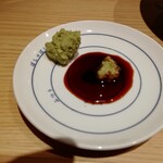 Sushi Sake Sakana Sugi Tama - 生っぽい少し良いわさび。ちょこっとうれしいです。