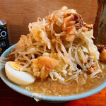 ラーメン富士丸 - ラーメン野菜マシにんにく