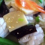 台湾料理故宮 - 12回目4/6日替わり　イカと筍のオイスター炒め　800円
