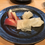 越中屋  - みょうが、大根